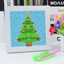 DIY Full Drill Diamond Painting Christmas Tree Embroidery Set with Frame