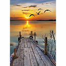 5d diamond embroidery sunset scenery diamond Arts cross stitch diy diamond