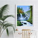 5D DIY Full Drill Diamond Painting River Rainbow Cross Stitch Mosaic Kit A