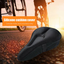 Soft Silicone Bike Seat Cover Bicycle Saddle Cushion with Seat Rain Cover