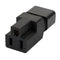 IEC320 3 Pin C14 to USA AC Nema 5-15R Female Power Adapter