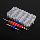 102pcs Valve Core Set Accessories A/C Mechanic Remover Tool Air Conditioning