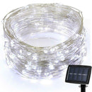 200 LED 22m Solar Copper Wire String Lamp Garden Decorative Light (White)