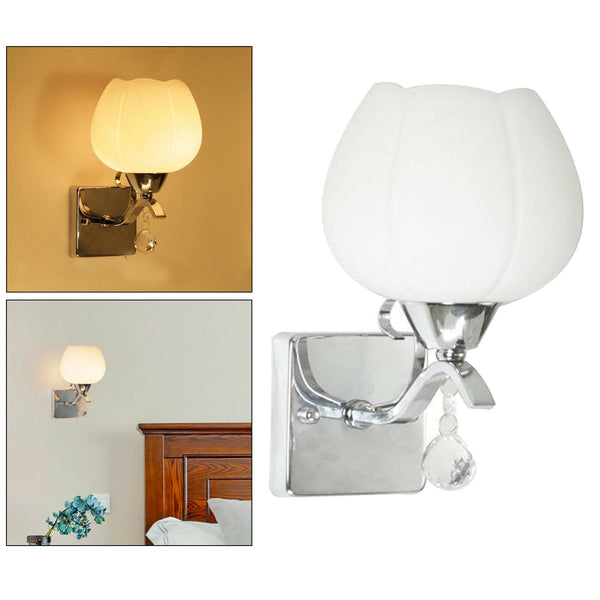 Wall Sconces Lighting Glass Shade Wall Lamp for Bedroom, Hallway, Corridor