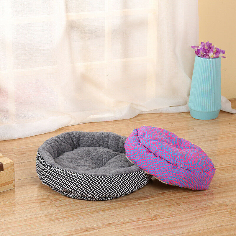 Cushion warm couch bed for pet puppy dog cat in winter-Beige M J9P5