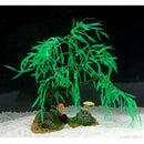 Simulation Artificial Willow Grass Fish Tank Plant Decor Aquarium Ornament