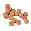 Finest 20x Trumpet Water Key Spit Value Cork Round Brass Instrument Accessory