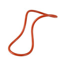 Silicone 98mm x 105mm x 3.5mm industrial gasketet seal Fire Red