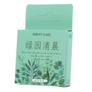 45pcs/lot green leaves Plant Paper Diary Mini box Stickers DIY StickerSA3C