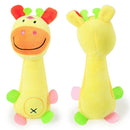 Funny Animal Shape Cute Pet Puppy Dog Toys Soft Plush Sound Squeaky Giraffe C6Z7