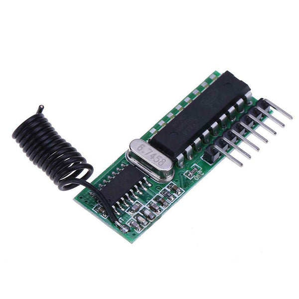 Wireless Superheterodyne Decoding Receiver Transmitter Module Kit 433Mhz