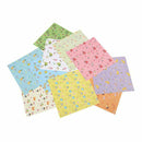 1 Pack Floral Square Folding Crane Origami Chiyogami Craft Lucky Wish Paper