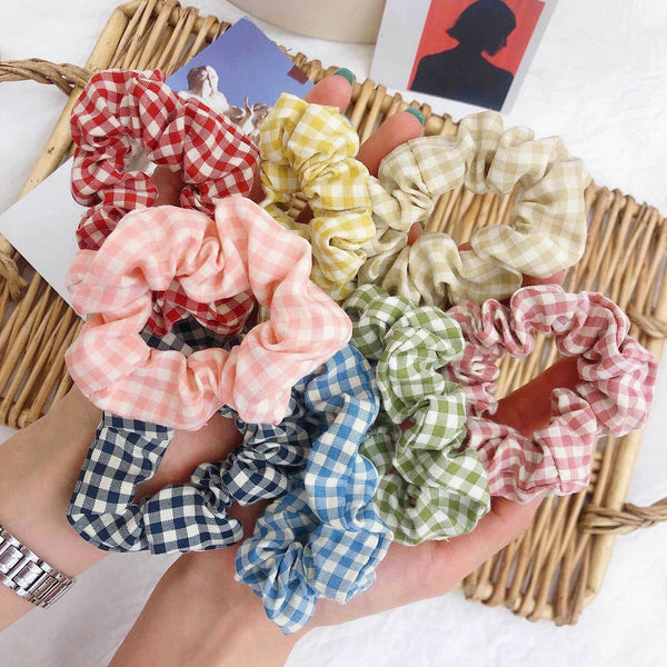 Set of 8pcs Hair Scrunchies Elastic Hair Bands Scrunchies for Hair Accessories