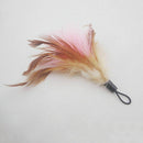 2pcs Kitten Play Teaser Cat Wand Replacement Head Interactive Feather_Bell O2T1