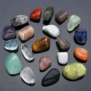 20pcs Natural Crystal Gems Quartz Polished Healing Chakra Stone Collection Set T