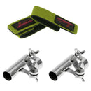 Stainless Steel Fishing Rod Holder Clamp + Fishing Rod Tie Tackle Belt Strap