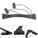 2pcs ATX 24Pin Quad 3 PSU Power Supply Starter Motherboard Adapter Cable