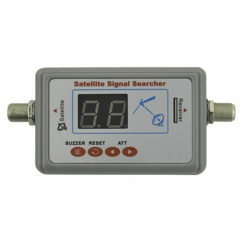 WS-6903 Digital Satellite Signal Finder Directv Meter LCD Buzzle for TV gre Y1Z9