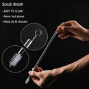 Stainless Steel Straw, Multicolor Reusable Metal Drinking Straws 8.5 inch w