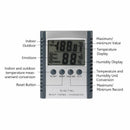 HC520 Digital In-Outdoor Thermometer Hygrometer Temperature Humidity Measurement