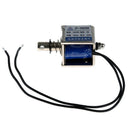DC 12V 2A Push Pull Type Open Frame Solenoid Electromagnet 10mm 150g F7G9