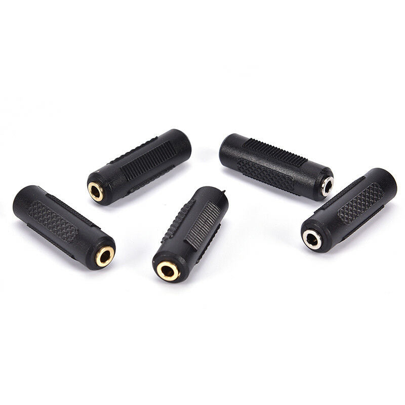 Stereo3.5mm 1/8" Aux Female to FemaleF/F Jack Audio Coupler Adapter Converter OA