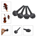 Finest 4Pcs/Pack Ebony 3/4 4/4 Cello Machine Heads Cello Replacement Tuning Pegs