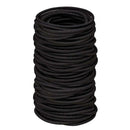 120pcs Elastic Rubber Band Black Women Hair Rope Ties Kids Ponytail Holder  A