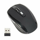 2.4GHz Wireless Optical Mouse Adjustable DPI Cordless Mice + Receiver for  HLR