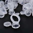 50x Pigment Tattoo Ink Cup Ring Holder Permanent Microblading Eyebrow Makeup ~ï¼ˆ