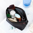 3pcs Cosmetic Bag Travel Fashion Black Toiletry Makeup Organizer Bags Case Po-OZ