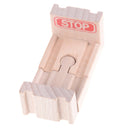 2pcs End Bumper Buffer Stop Set Wooden Railway Track Accessories Train Block OZ