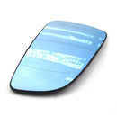 For OPEL Astra H 2004-2008 6428786 6428785 Blue Side Mirror Glass + Holder