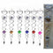 4 Piece 4.5-inch Spiral Crystal with Crystal. Wind /Spinner Ornament Accessory