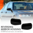 Door Side Mirror Cover for BMW E60 E63 51167078359 51167078360Ã‚Â Gloss Black A