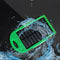 5000mah Waterproof Solar Power Bank External Battery Charger For Phone Blue