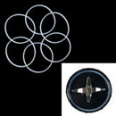 4Pcs replacement gaskets rubber seal ring for magic bullet flat cross blade O2