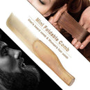 Mini Collapsible Hair Comb Beard comb for men Anti-static Natural Horn Comb