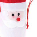 Home Decoration Red Wine Bottle Cover Bags merry christmas decor Gift Holders 3C