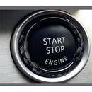 Engine Start Stop Button Ring Carbon Fiber Car Starting Button Decoration F