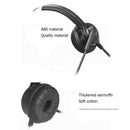 300D-USB Computer Headphones Hands-free Office Wired Headset w/ Microphone