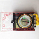 Portable Carry Baseplate Ruler Compass Hiking Camping Map Scale Navigation Tool