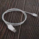 LED Visible Light Micro USB Charge Data Sync Cable  For Android Phone-1m