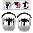 2x 3-Snap Bubble Shield Visor Flip Up Wind Shield Lens for