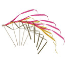 5 x Magic Wand  Fee with Ribbon for Wedding Deco Woman ROSE + ORANGE Q3O8