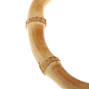 12.5cm Bamboo Handbag Handle Holder Replacement for DIY Bag Purse Handbag Making