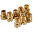 10Pcs Set Slow/Pilot Jet for PWK type CVK type PE &10Pcs Carburetor Main Jet  3C
