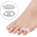 2pc Comfortable Silicone Gel Little-Toe Valgus Corrector Straightener; Sepa A6F3