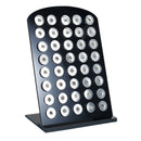 Snap Jewelry Button Display Acrylic Board Organizer Stand for 18mm Size Snap