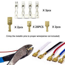 Universal 12V Car Marine 6-Way Relay+ 6-Slot Blade Fuse Holder Box Block
